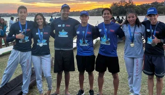 Atletas piauienses conquistam 16 medalhas no Campeonato Brasileiro de Canoagem