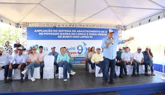 Ciro inaugura sistema de abastecimento no Norte do Piauí.