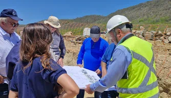 Construção da Barragem Nova Algodões em Cocal