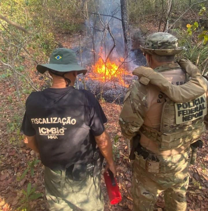 Ação conjunta em combate à caça ilegal no Parque Nacional de Sete Cidades