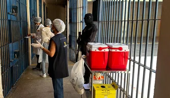 Ação de busca ativa de tuberculose latente na Penitenciária de Altos