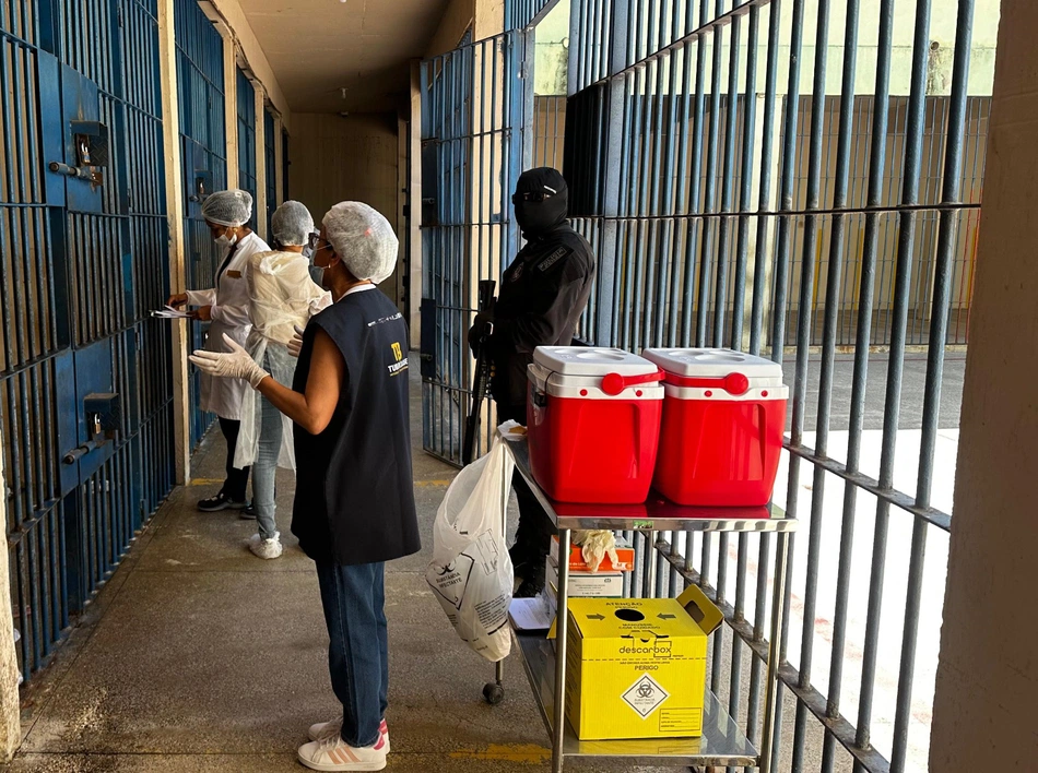 Ação de busca ativa de tuberculose latente na Penitenciária de Altos