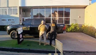 GAECO do Maranhão durante cumprimento de mandados