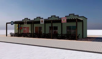 Inauguração quiosques do Corredor Cultural em Esperantina.