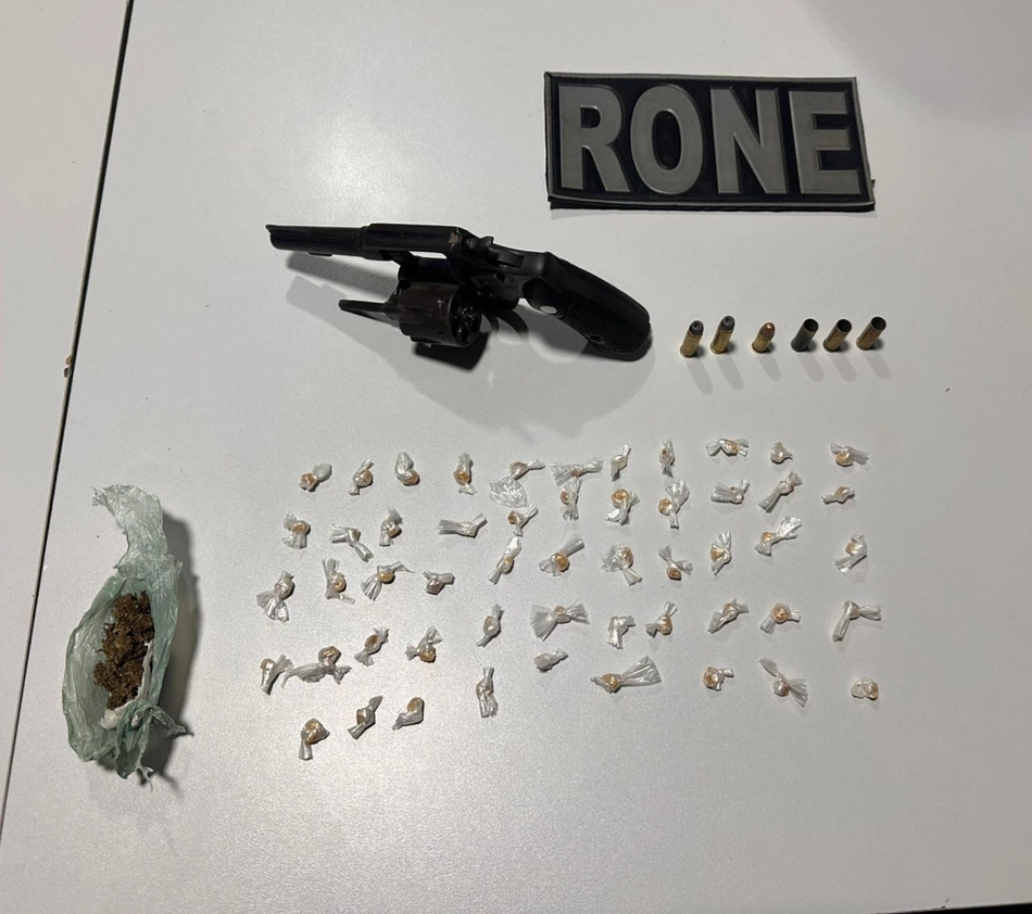 Materiais apreendidos