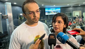 Cláudio Sousa e Dayana Brasil, pais de Alice Brasil