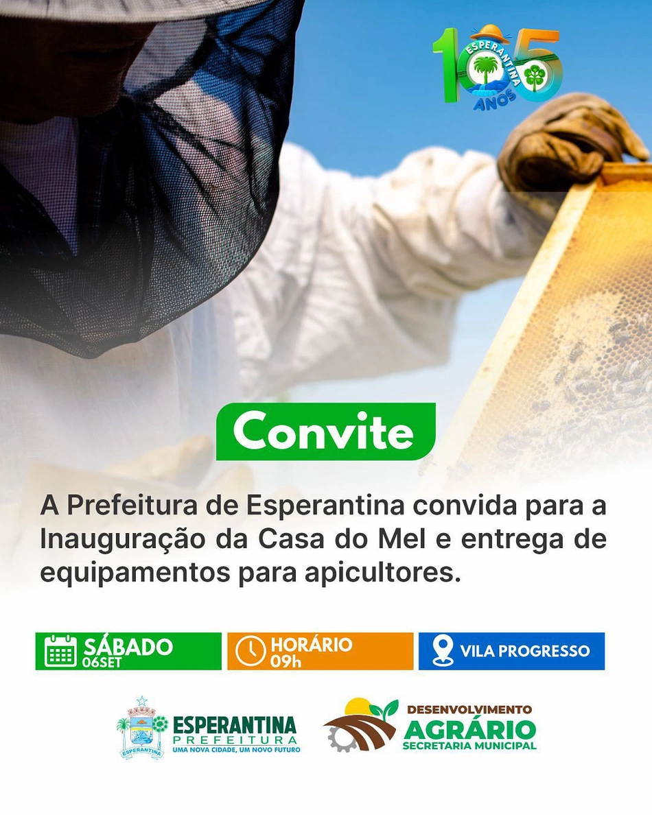 Convite da Prefeitura de Esperantina