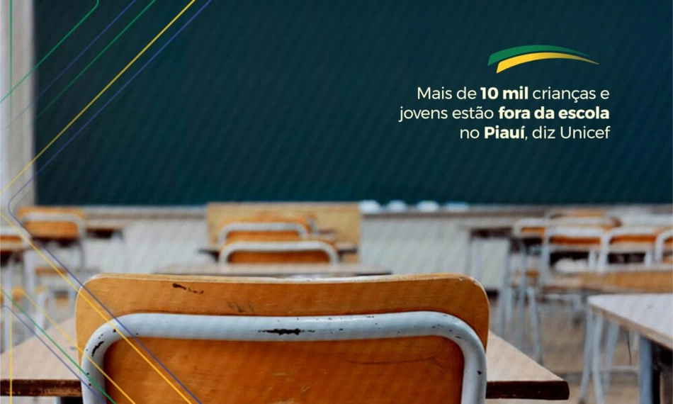 Mais de 10 mil crianças e adolescentes estão fora da escola no Piauí