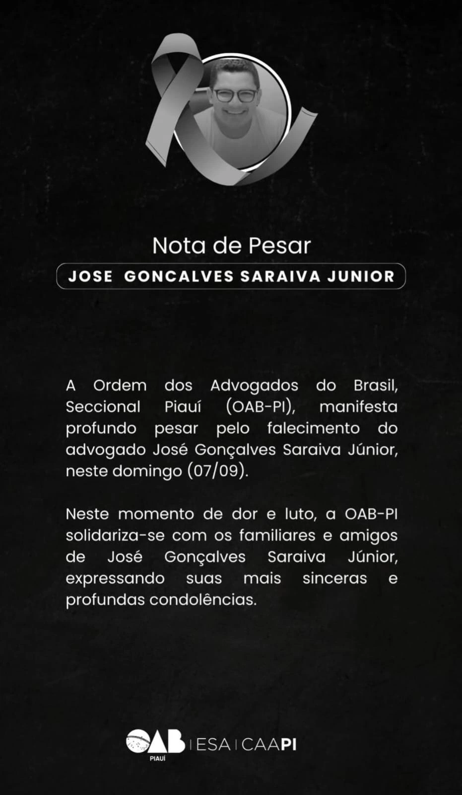 Nota de pesar