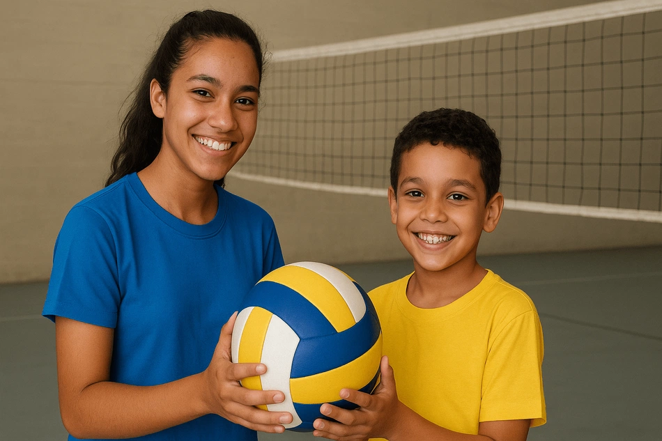 SEMEL abre inscrições para a Escolinha de Vôlei & Cidadania em Teresina.