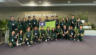 Estudantes na Coreia do Sul