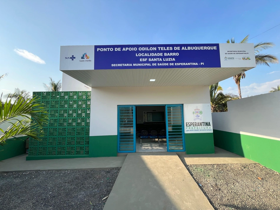 Ponto de Apoio à Saúde na localidade Barro