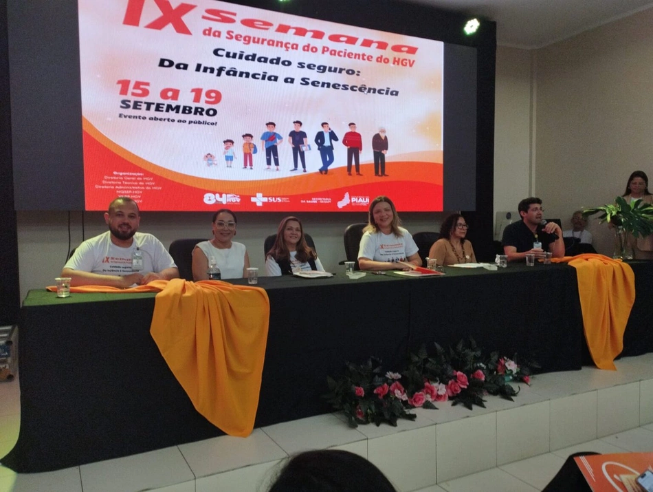 A IX Semana de Segurança do Paciente do Hospital Getúlio Vargas (HGV), em Teresina.