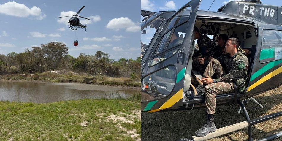 Operação aérea em Beneditinos