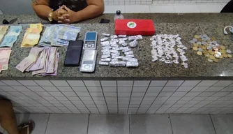 Materiais apreendidos