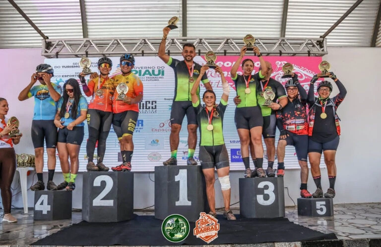 Competição de ciclismo.