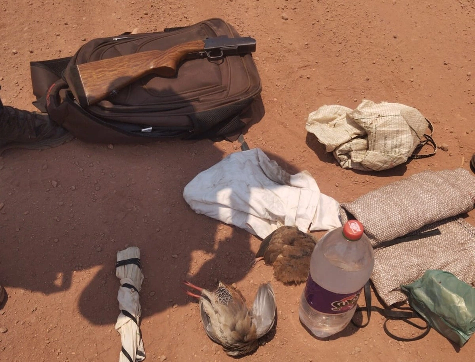 Material apreendido pela PM.