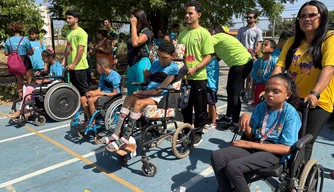Projeto Transforme e Festival Paralímpico no Centro Esportivo Almeidão