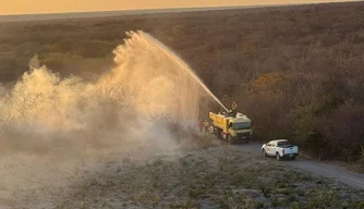 Incêndio em corredor ecológico em São Raimundo Nonato