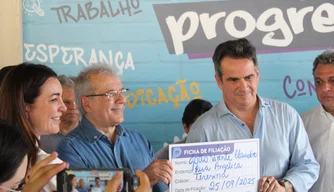 Filiação do ex-senador João Vicente Claudino