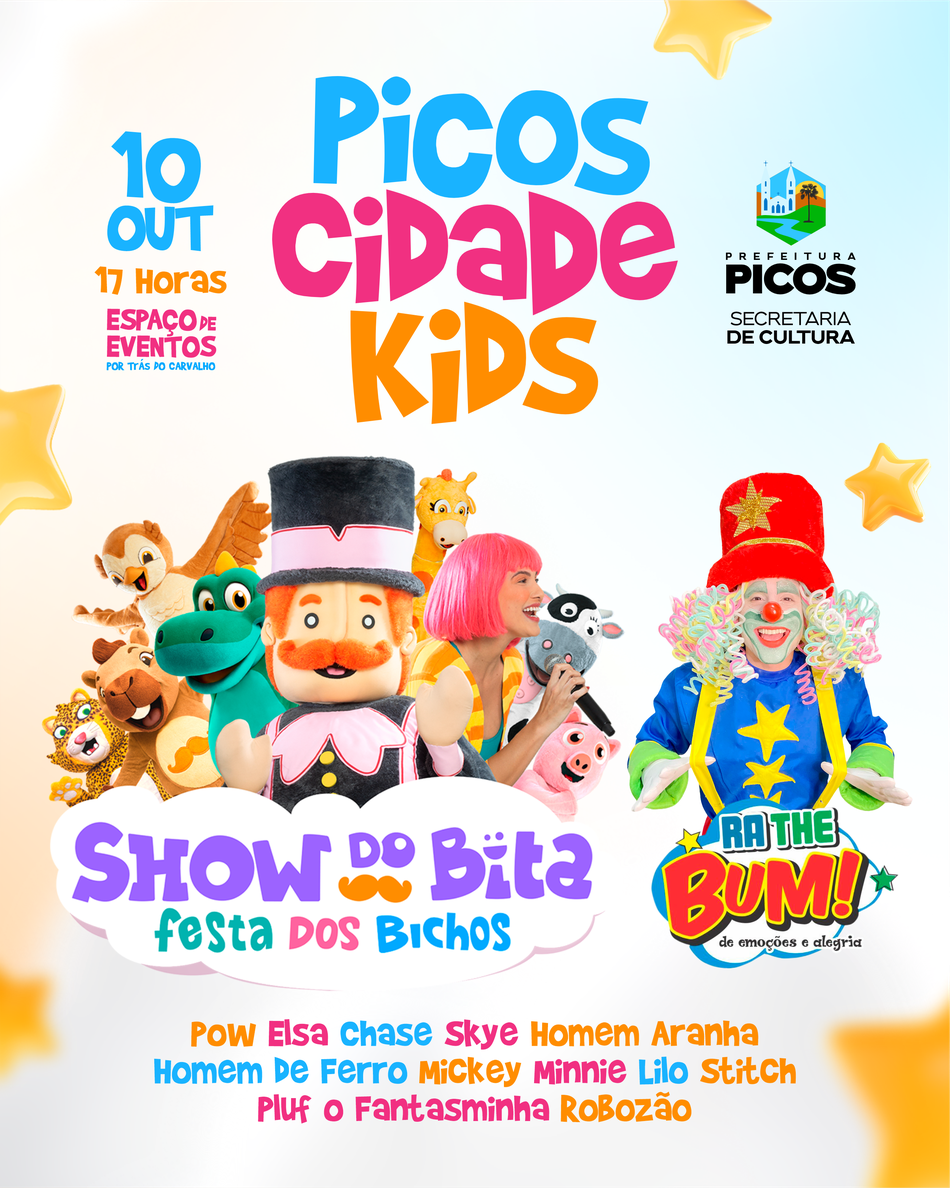 Programação do Picos Cidade Kids