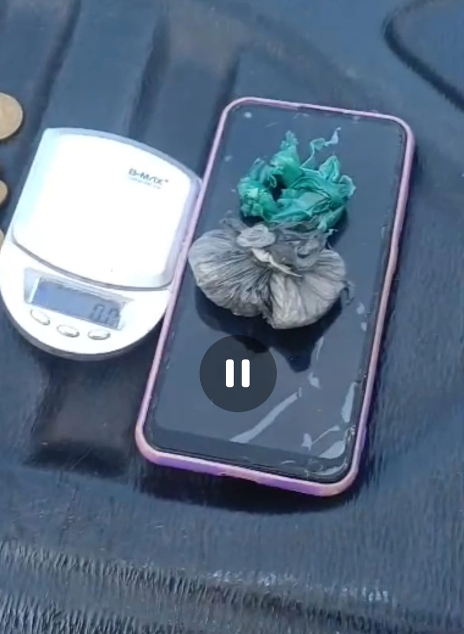 Materiais apreendidos