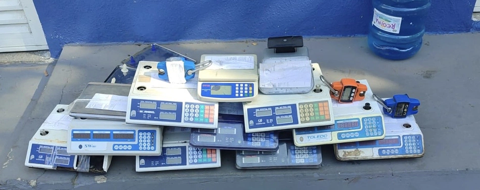 Balanças irregulares.