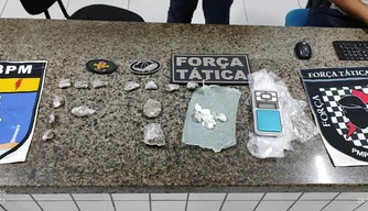 Suspeitos são presos por tráfico de drogas