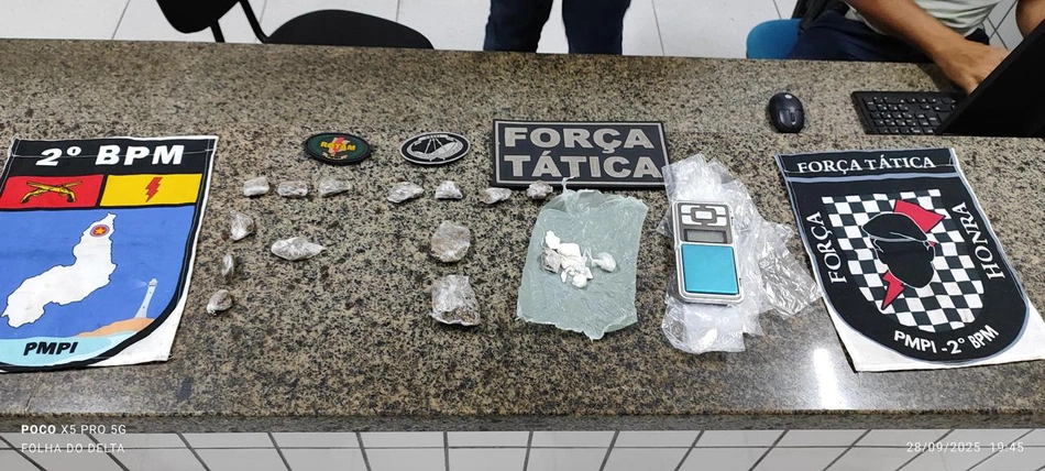 Suspeitos são presos por tráfico de drogas
