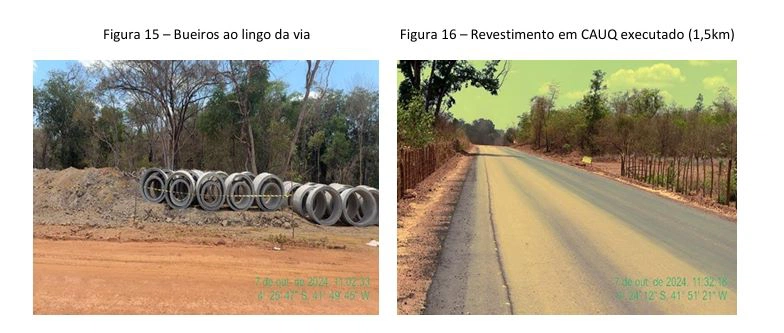 Obra executada em Piripiri