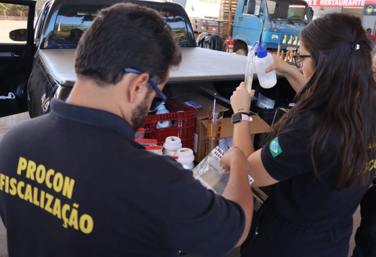 Fiscalização em postos de combustíveis