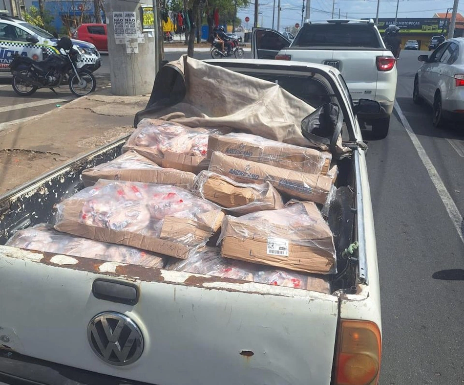 Preensões de carga de alimentos.