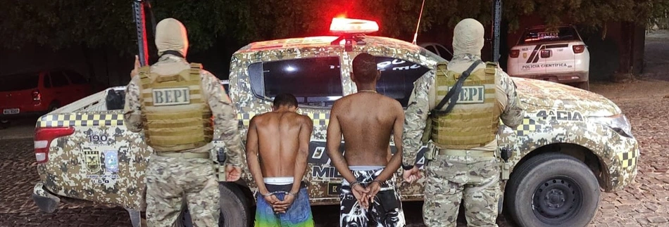 Prisões dos suspeitos.