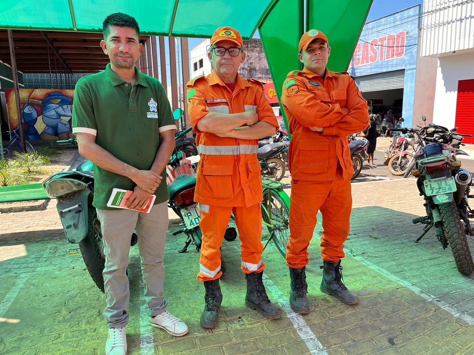 Ação de conscientização sobre a prevenção a incêndios florestais e queimadas irregulares.