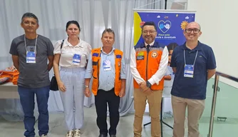 Secretário de Defesa Civil de Esperantina participa de evento em Teresina