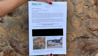 Cartas de notificações de alterações de área construída estão sendo entregues em Teresina