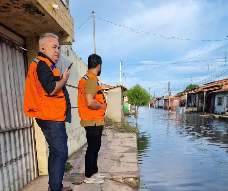 Obra de drenagem  em Parnaíba