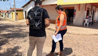 Extravasamento de esgoto em Piripiri