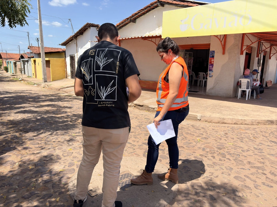 Extravasamento de esgoto em Piripiri