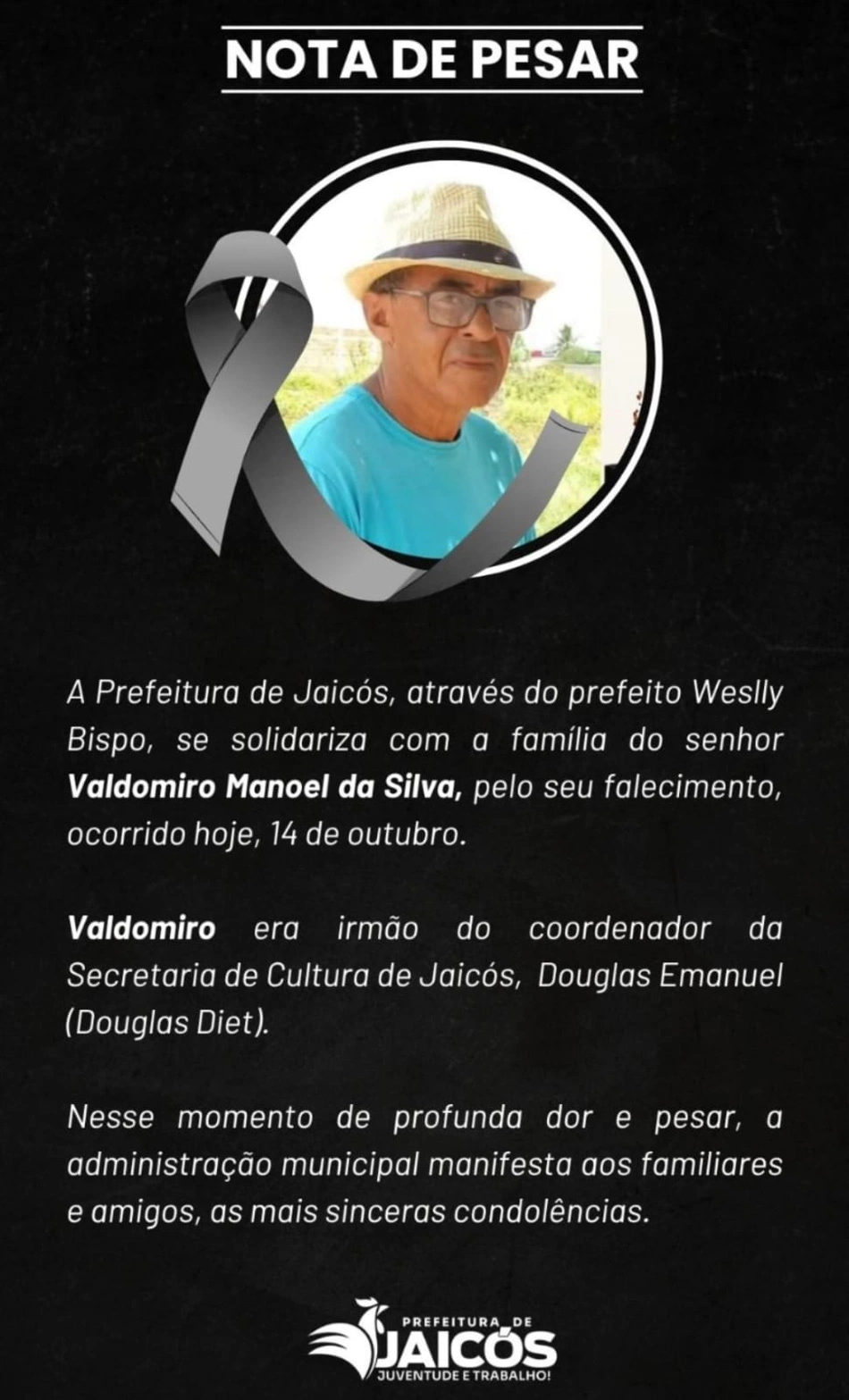 Nota da Prefeitura de Jaicós
