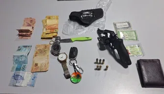 Materiais apreendidos