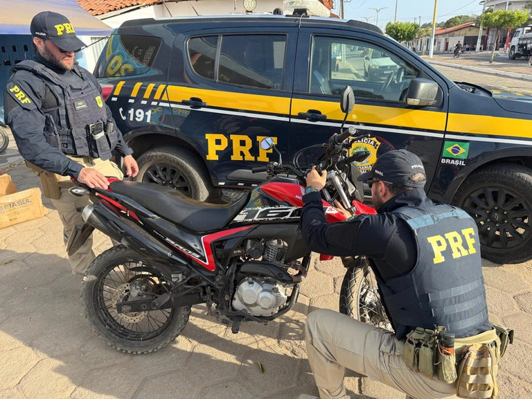 Motocicletas são apreendidas pela PRF em Parnaíba