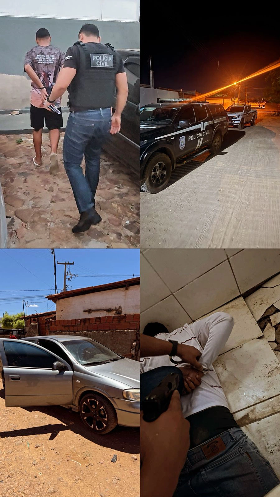 Suspeitos de tentativa de homicídio