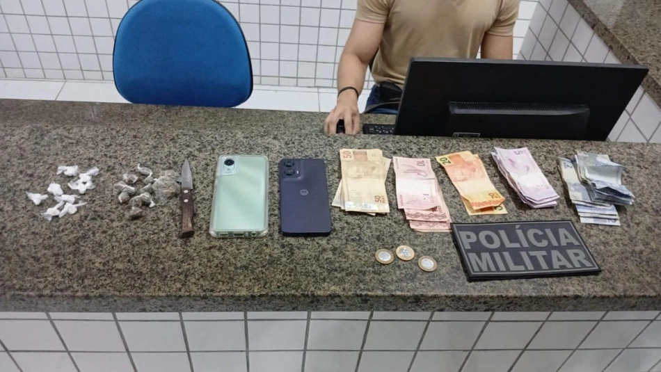 Trio é preso por tráfico de drogas e associação criminosa