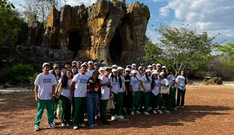 Estudantes da rede estadual a uma imersão cultural.
