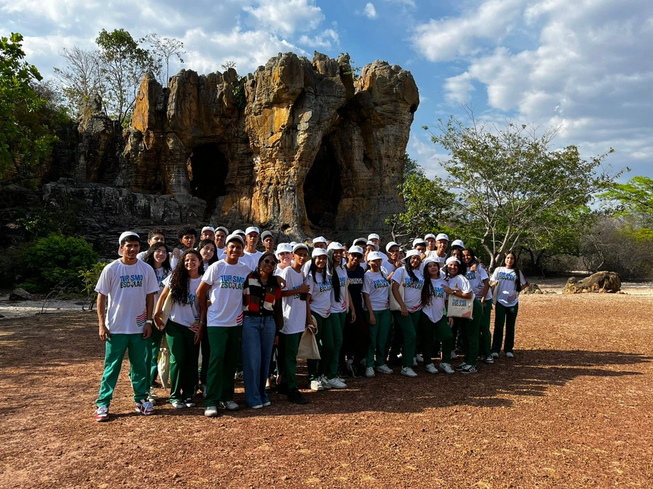Estudantes da rede estadual a uma imersão cultural.