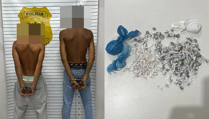 Suspeitos de tráfico de drogas