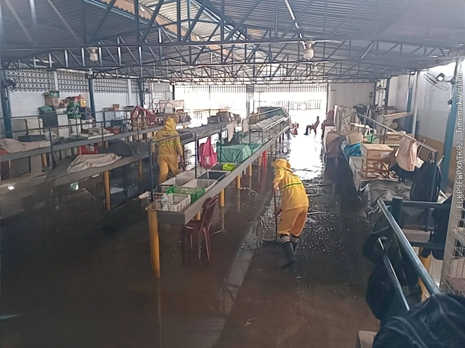 Limpeza no Mercado da Piçarra