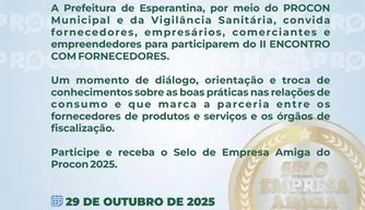 II Encontro com Fornecedores em Esperantina