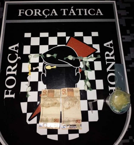 Materiais apreendidos